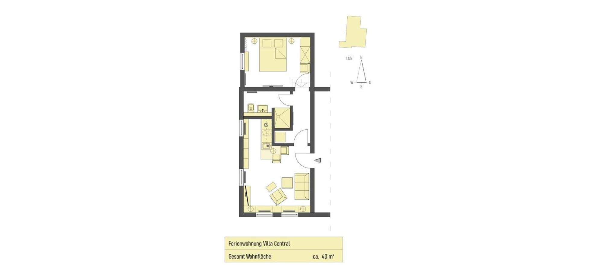 Ferienwohnung Villa Central - Luettje Nuest Borkum Exterior photo